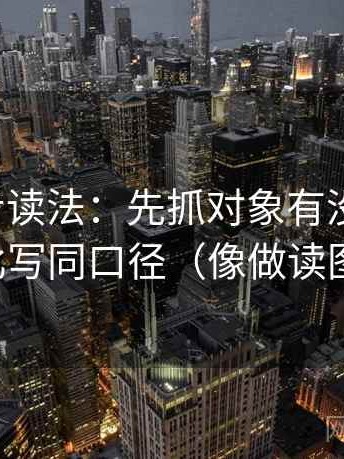 推特两步读法：先抓对象有没有说清，再把对比写同口径（像做读图小手势）