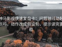 神马影视快速复盘卡：问题轴线动起点吗，动作改成假设句，提示读完更稳